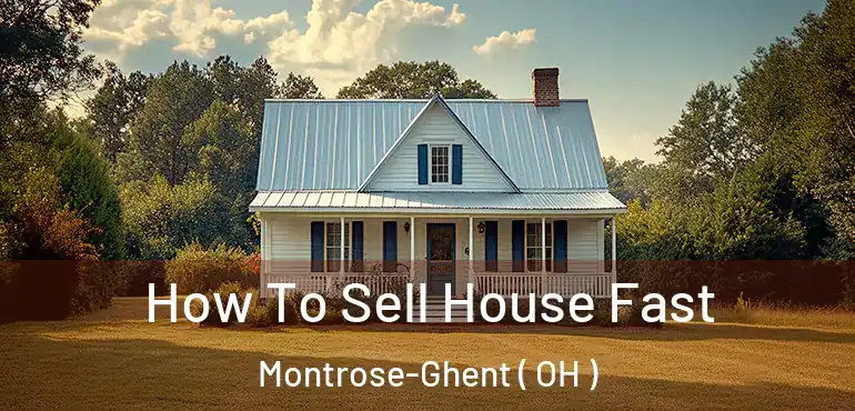  How To Sell House Fast Montrose-Ghent ( OH )