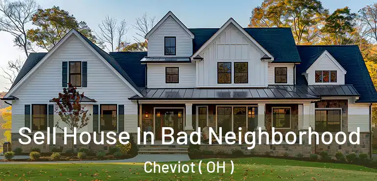  Sell House In Bad Neighborhood Cheviot ( OH )