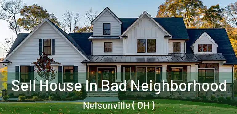  Sell House In Bad Neighborhood Nelsonville ( OH )