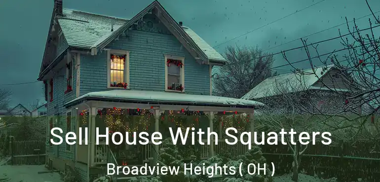  Sell House With Squatters Broadview Heights ( OH )