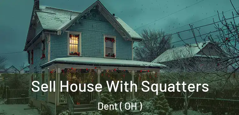  Sell House With Squatters Dent ( OH )