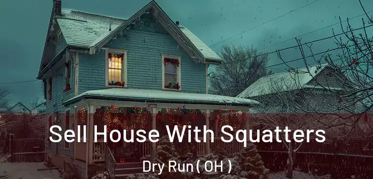  Sell House With Squatters Dry Run ( OH )