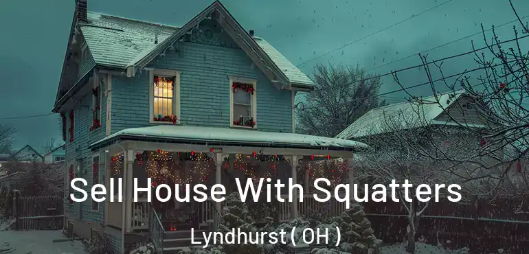  Sell House With Squatters Lyndhurst ( OH )