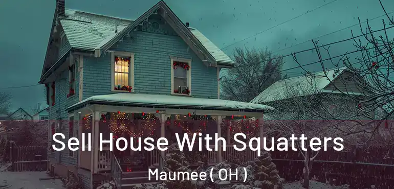  Sell House With Squatters Maumee ( OH )