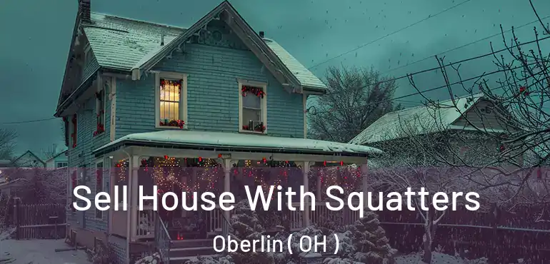 Sell House With Squatters Oberlin ( OH )