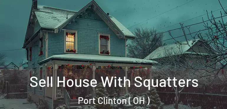  Sell House With Squatters Port Clinton ( OH )