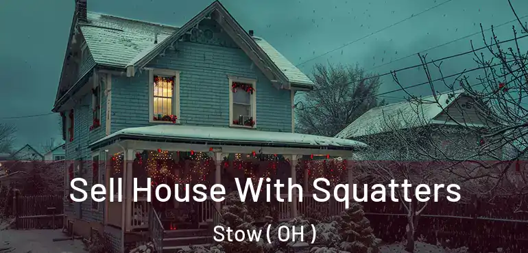  Sell House With Squatters Stow ( OH )
