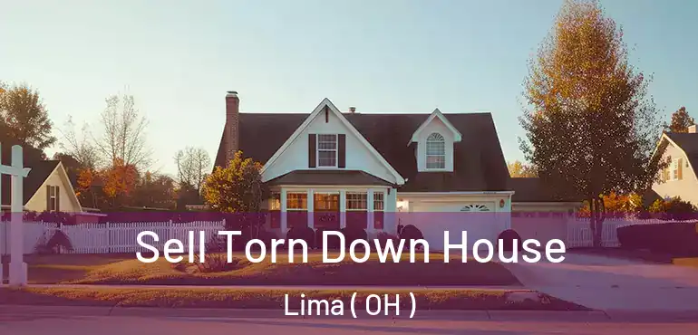  Sell Torn Down House Lima ( OH )