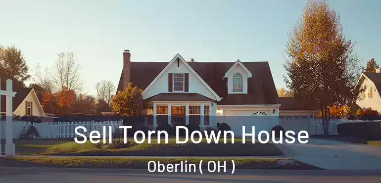  Sell Torn Down House Oberlin ( OH )
