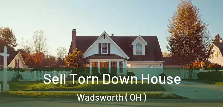  Sell Torn Down House Wadsworth ( OH )