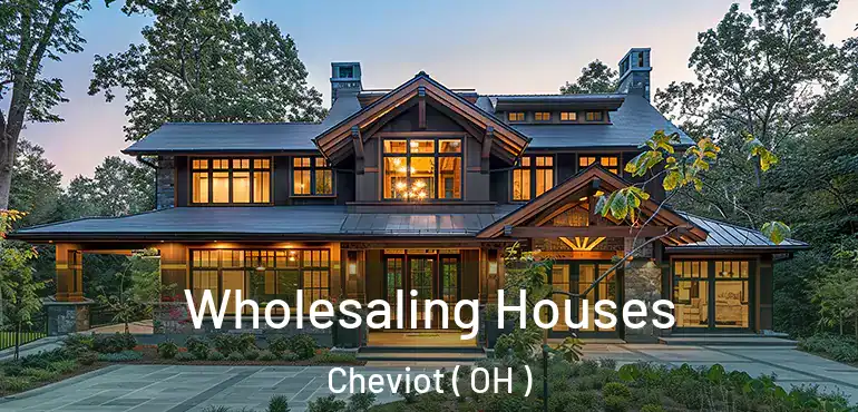  Wholesaling Houses Cheviot ( OH )