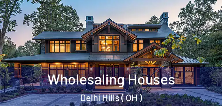  Wholesaling Houses Delhi Hills ( OH )