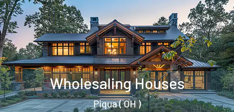  Wholesaling Houses Piqua ( OH )